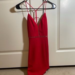 Hello Molly Red Strappy Dress